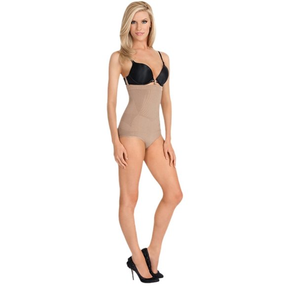 High Waisted Tummy Shaper Panty Torso Nude - Picture 6 of 6